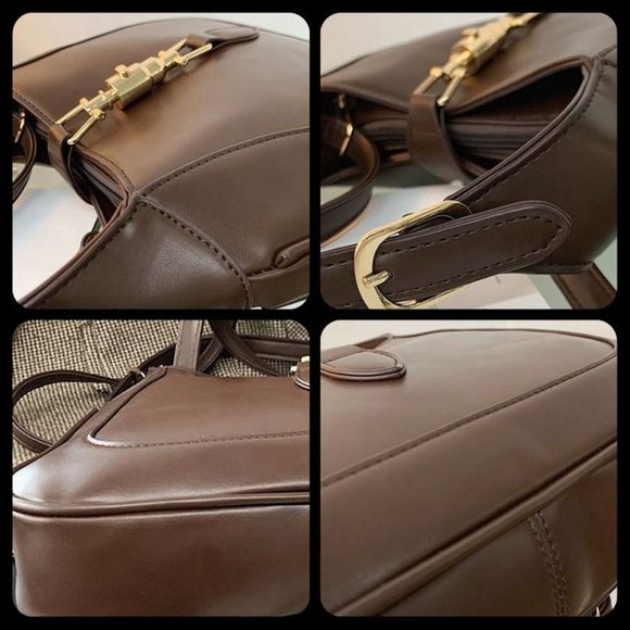 NEW Brown Shoulder Bag Crossbody - Picture 9 of 10